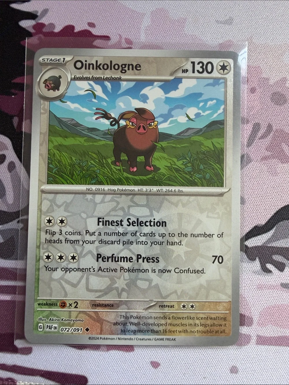 🐷 Lechonk & Oinkologne Pokémon Evolution Reverse Holo Card Lot | 3 Cards ✨5/$25